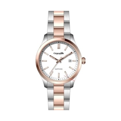 Crocodile CRDW8145.318 White Dial Stainless Steel Women Watch